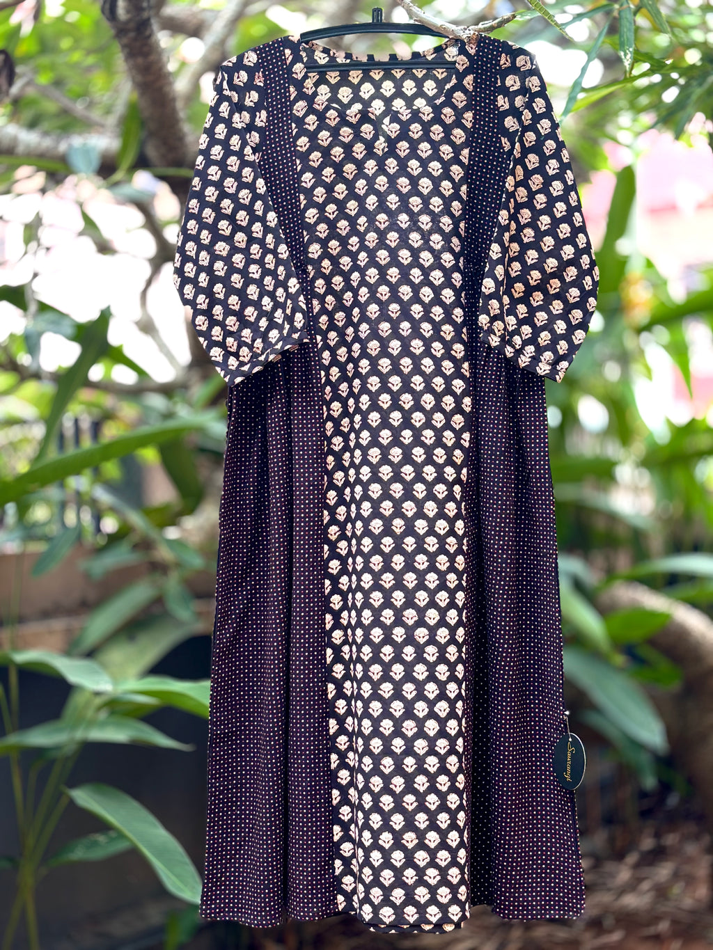 Ajrakh-Bagru kurti