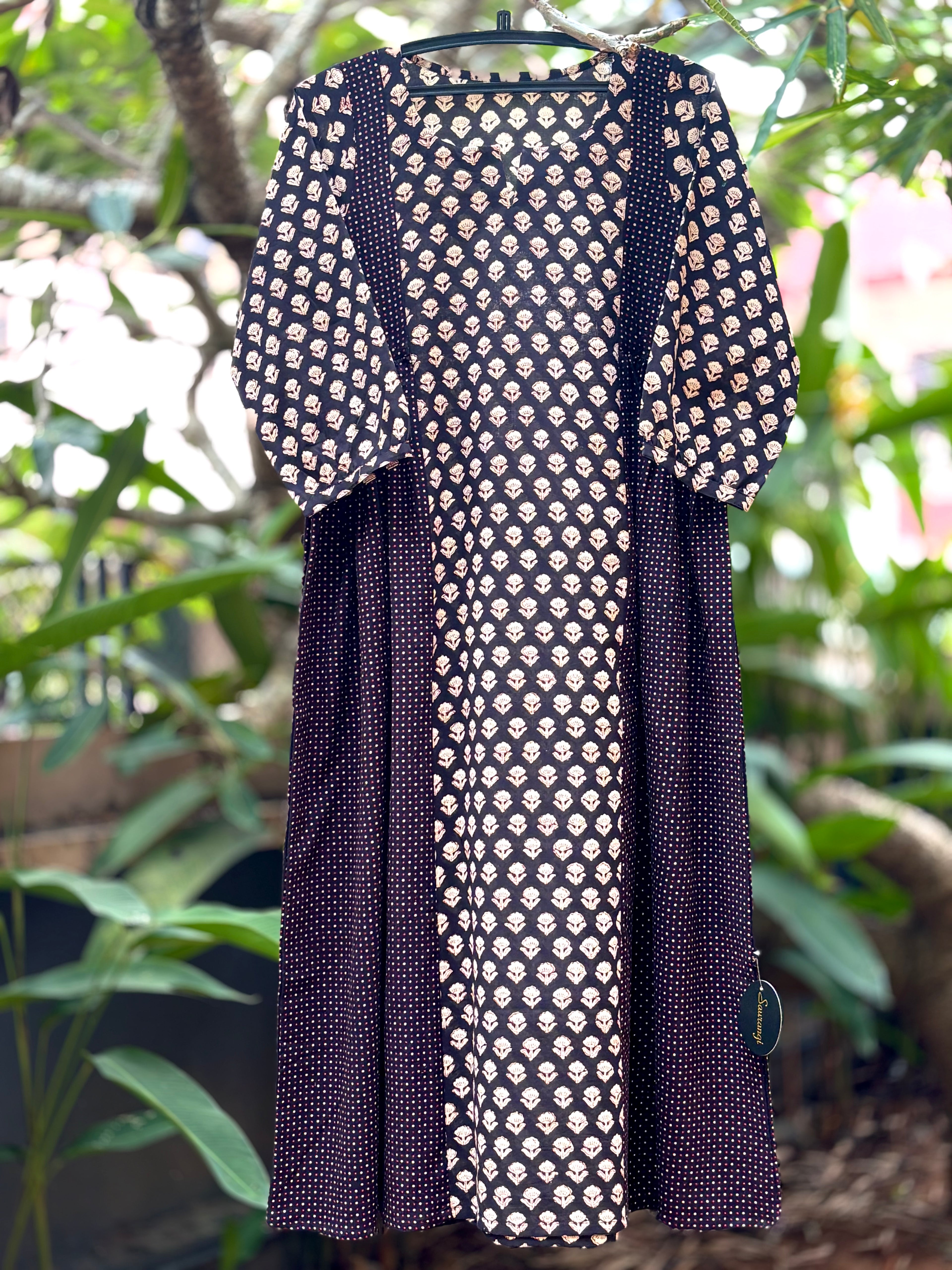 Ajrakh-Bagru kurti