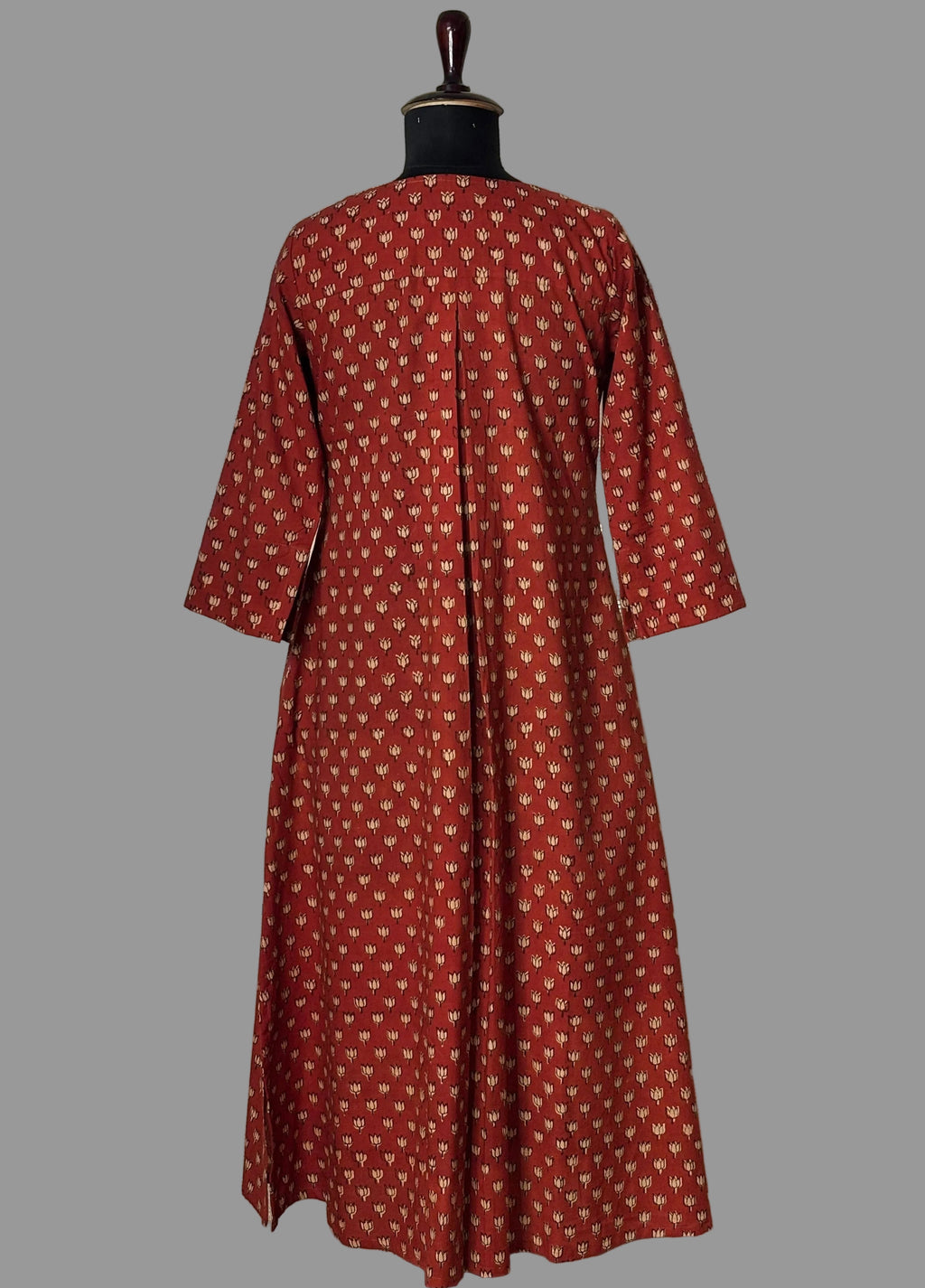 Bagru A-line Kurti