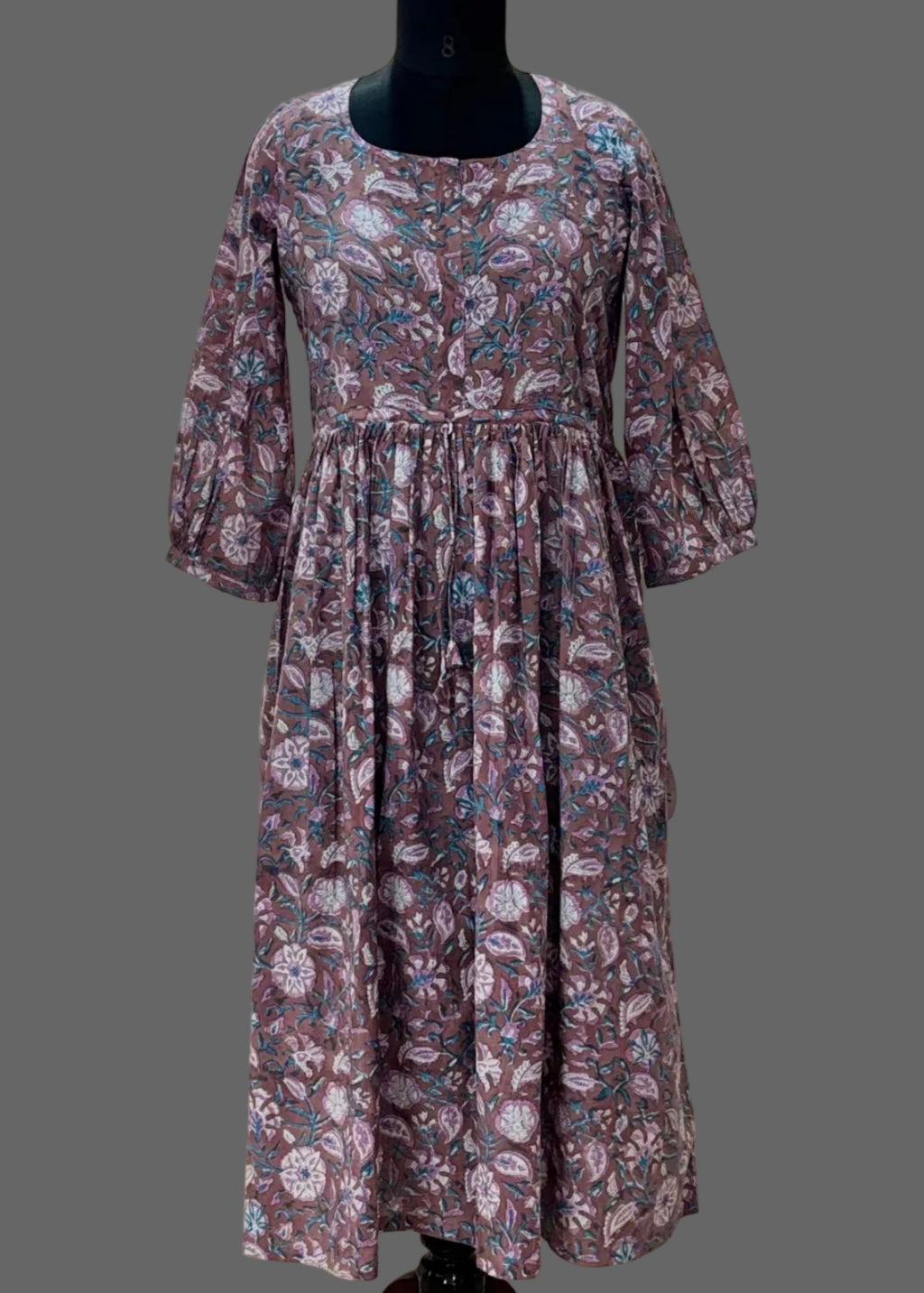 Blockprint Kurti