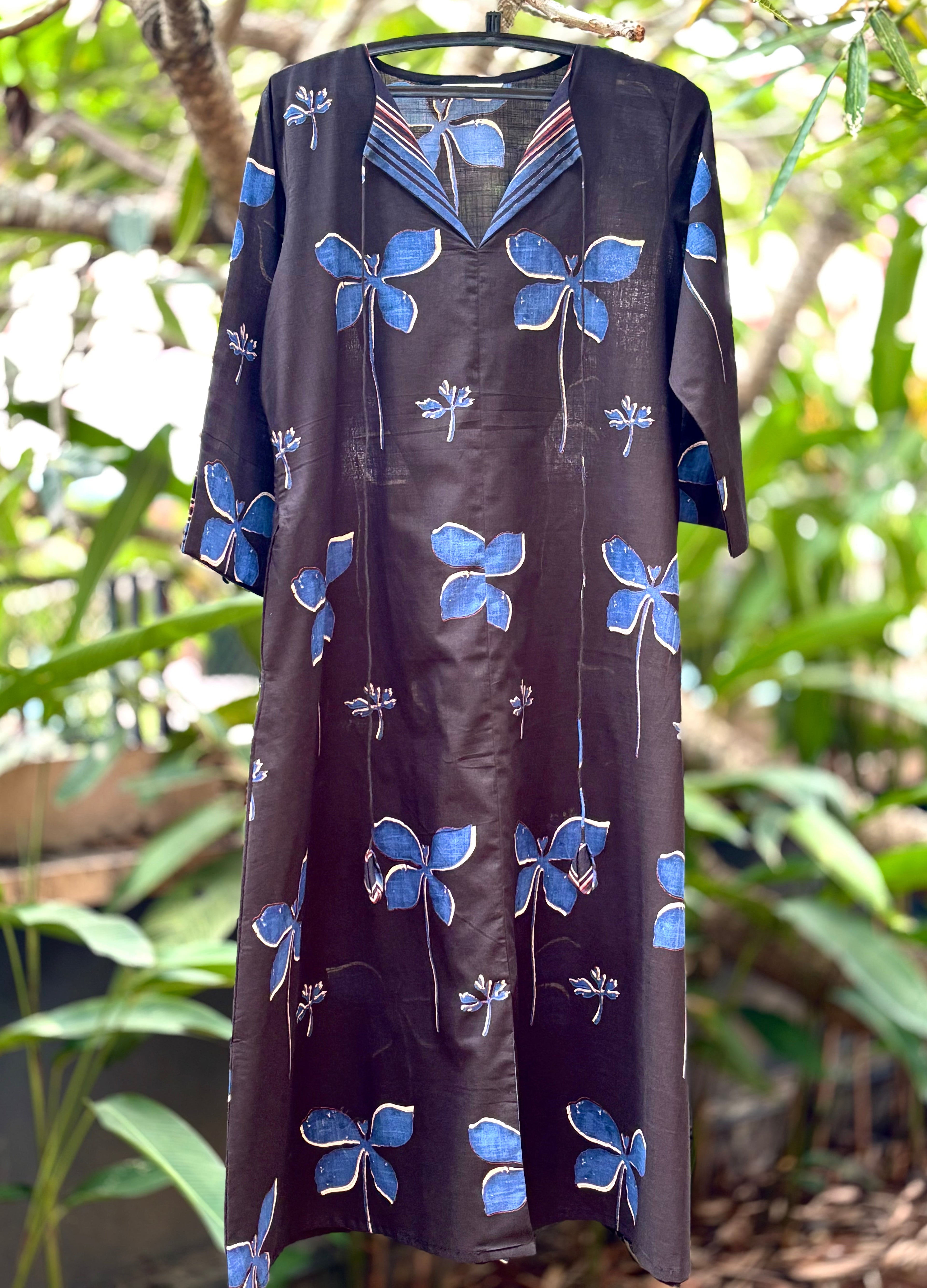 Blockprint Kurti