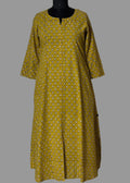 Bagru A-line Kurti
