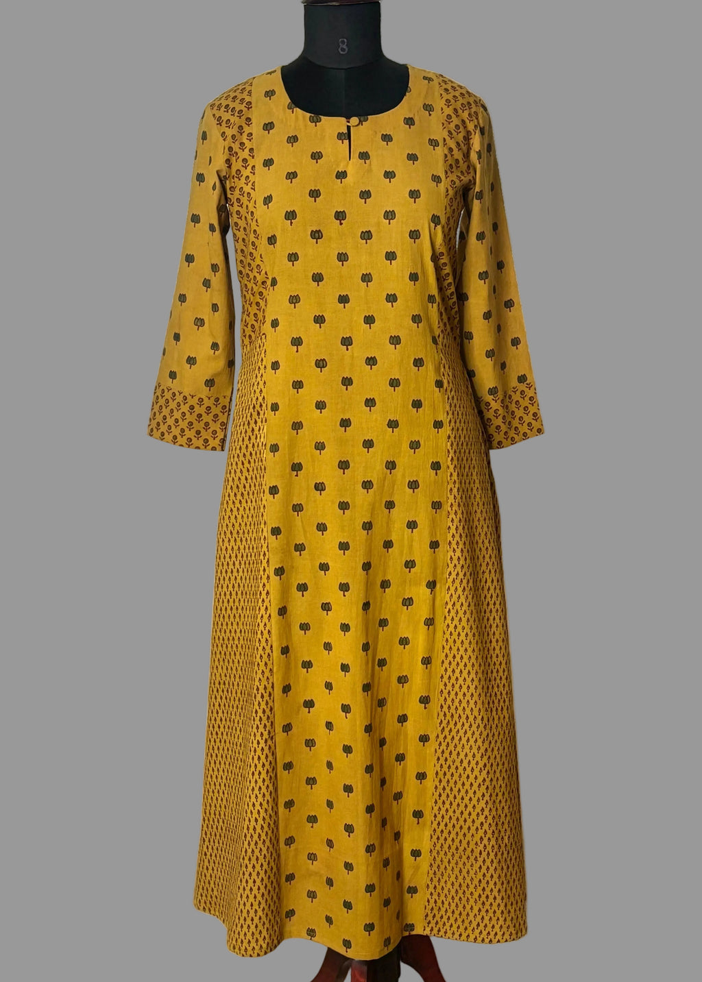 Ajrakh A-line Kurti
