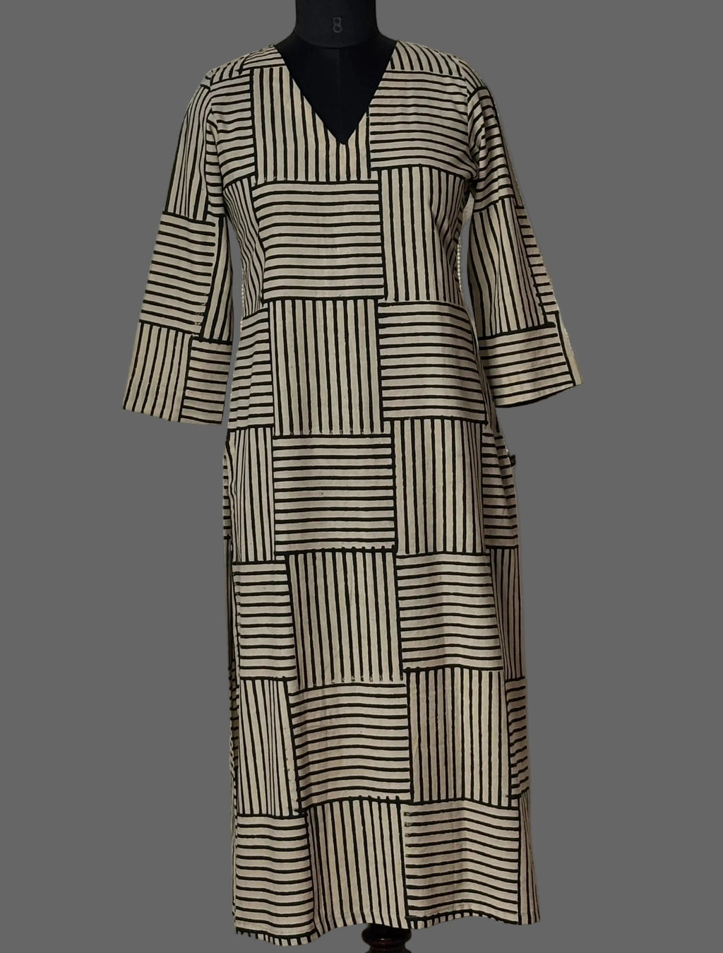 Bagru Slited Kurti