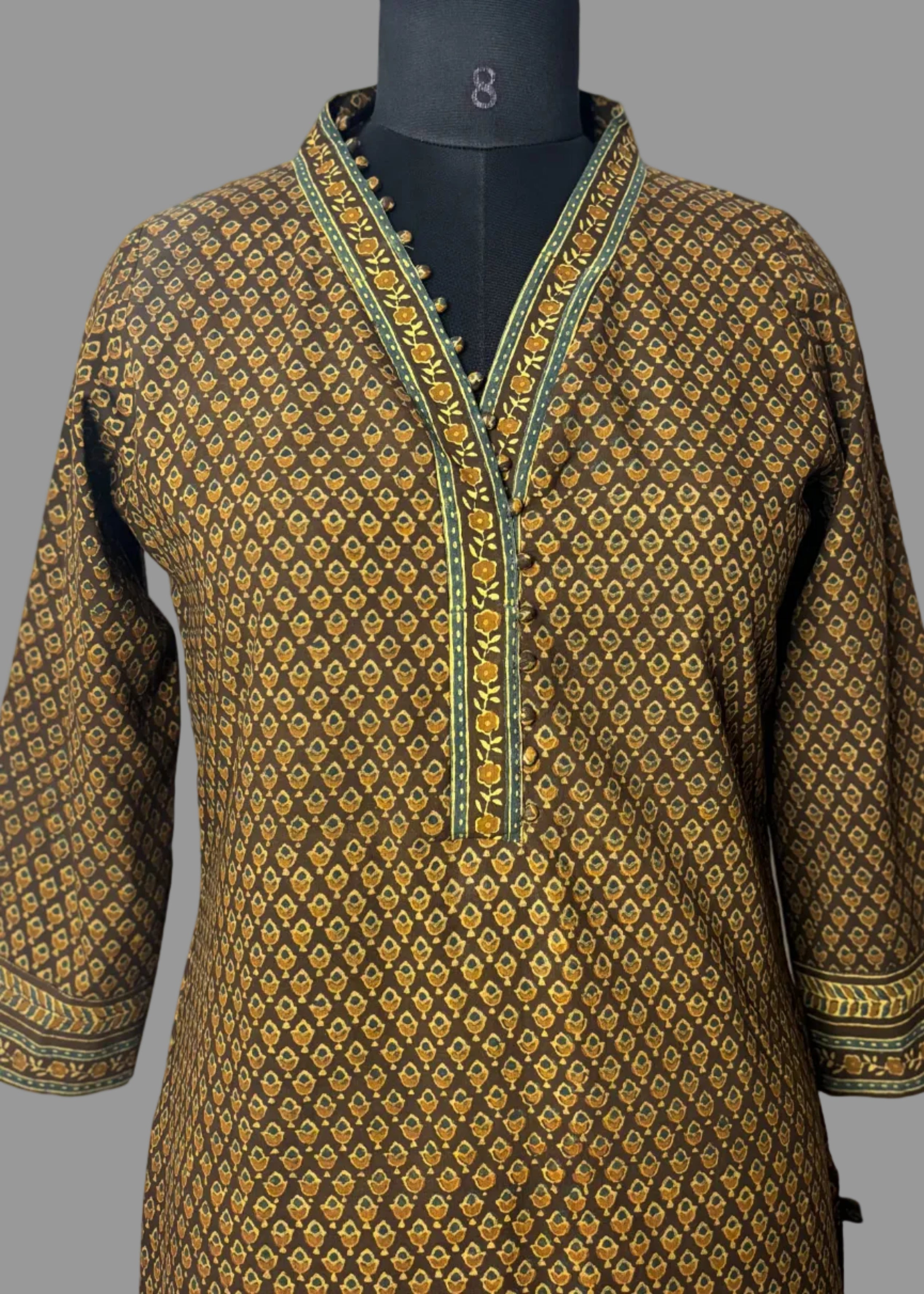 Ajrakh Kurti