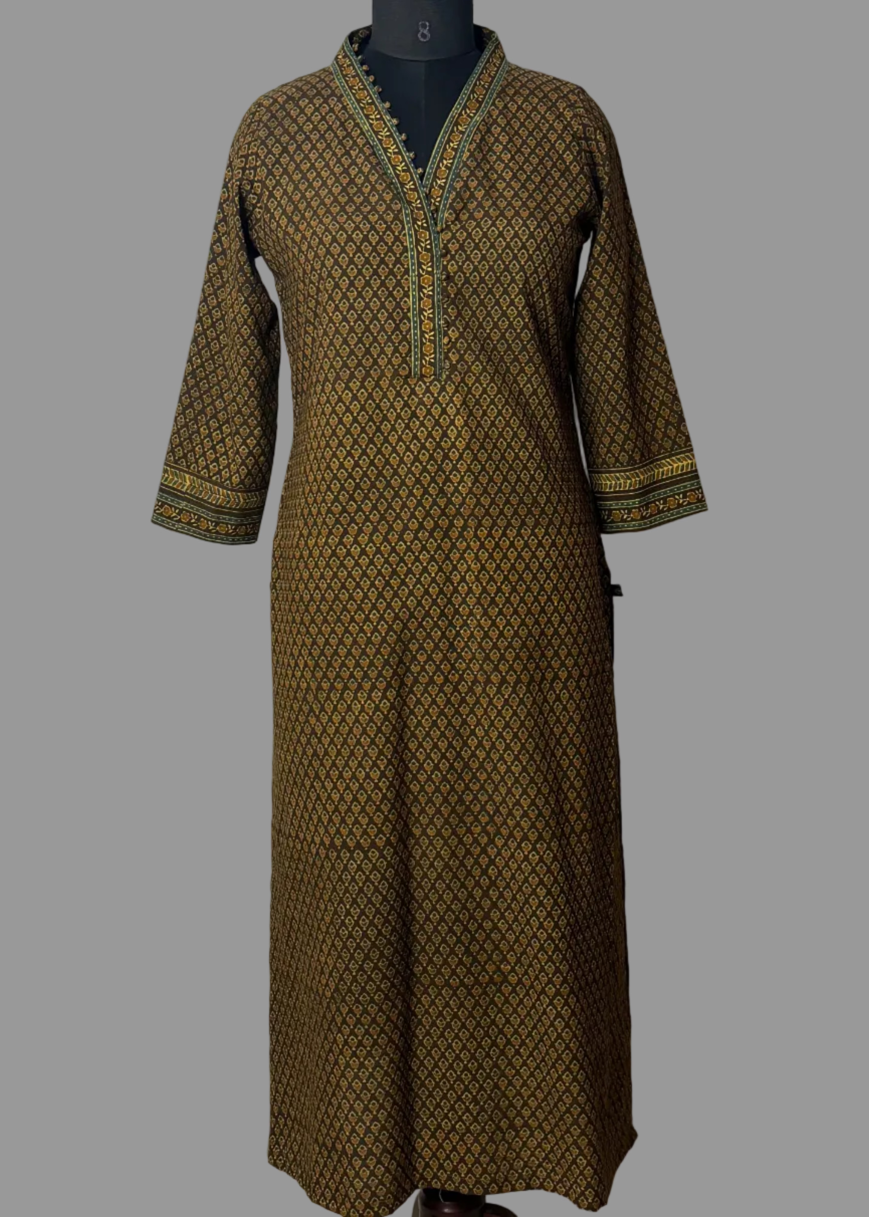 Ajrakh Kurti