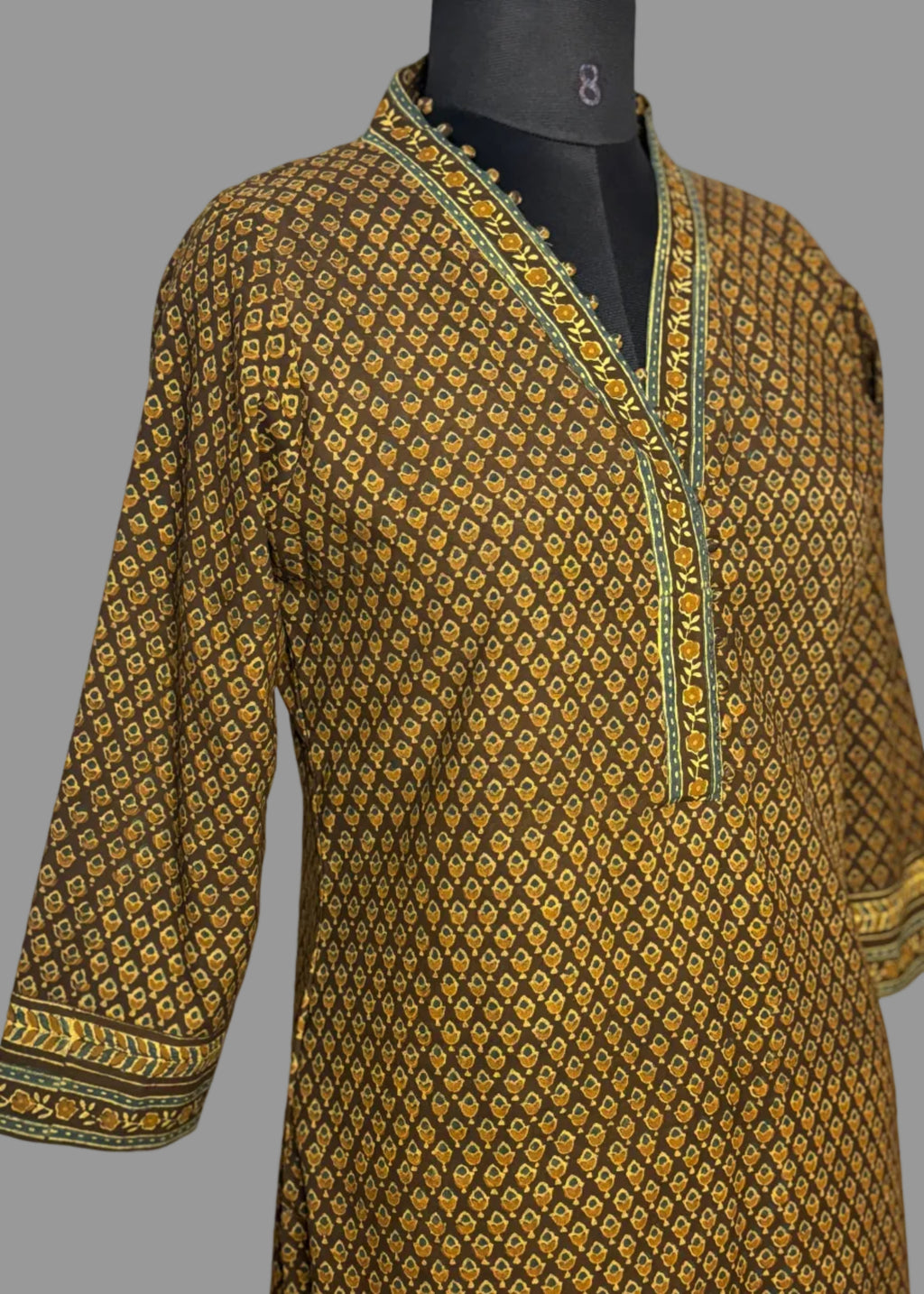 Ajrakh Kurti