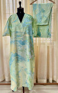 Marble kafthan Co-ord set